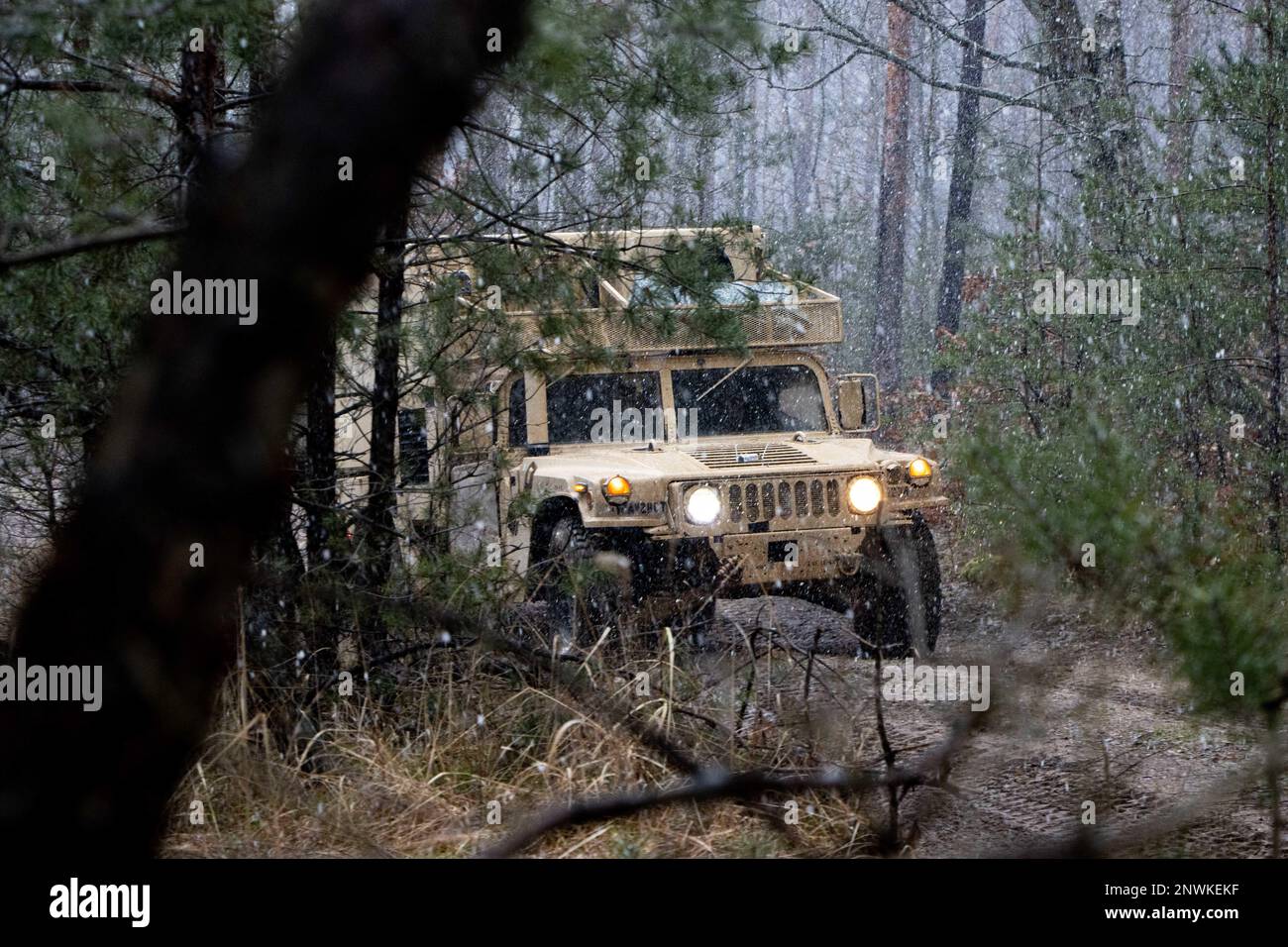 A HMMWV with 2nd Armored Brigade Combat Team, 1st Cavalry Division ...