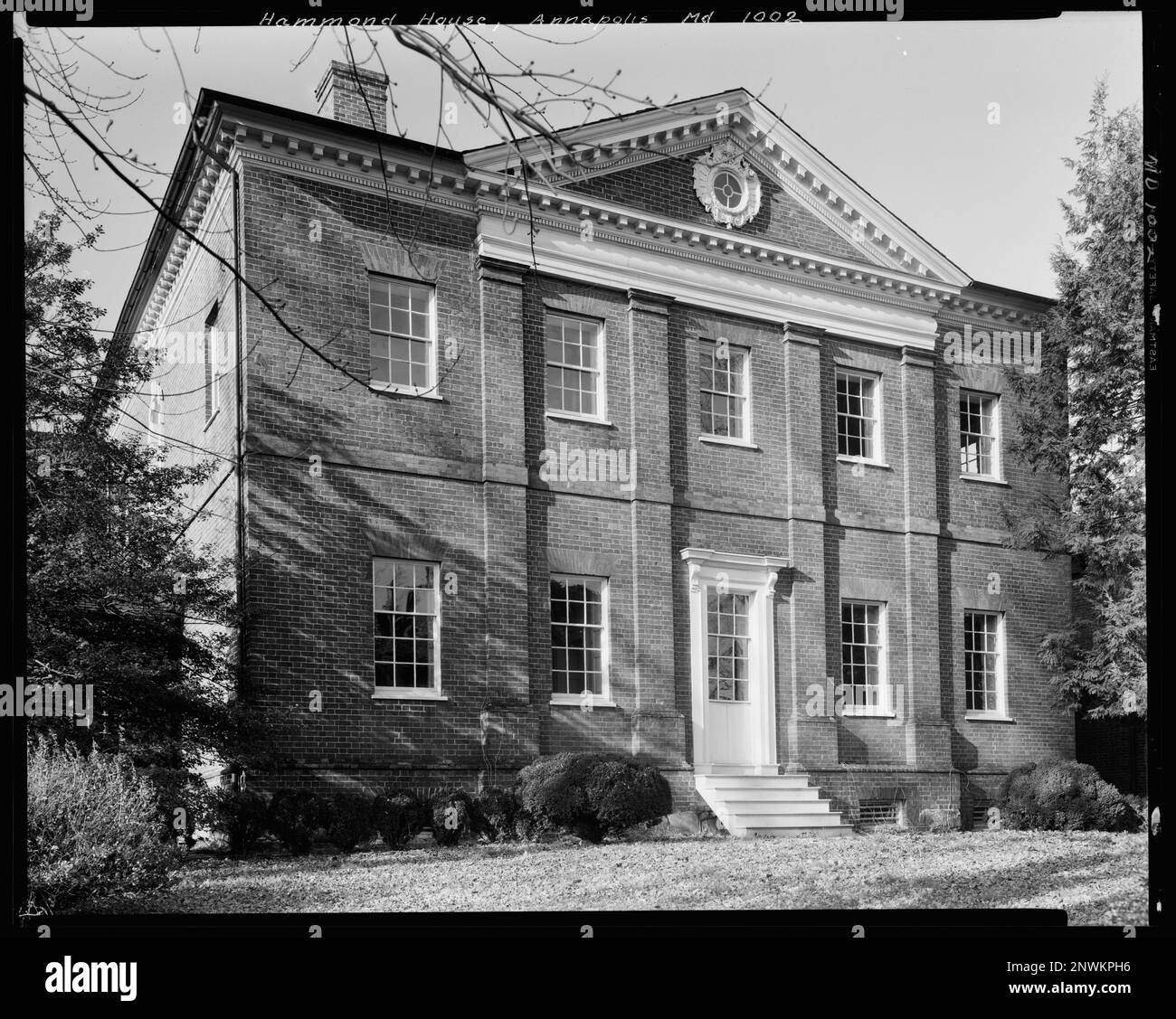 The Hammond Harwood House, Annapolis, Anne Arundel County, Maryland