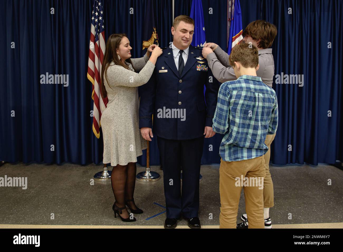 U.S. Air Force Lt. Col. David Sowers, 110th Wing Operations Group ...