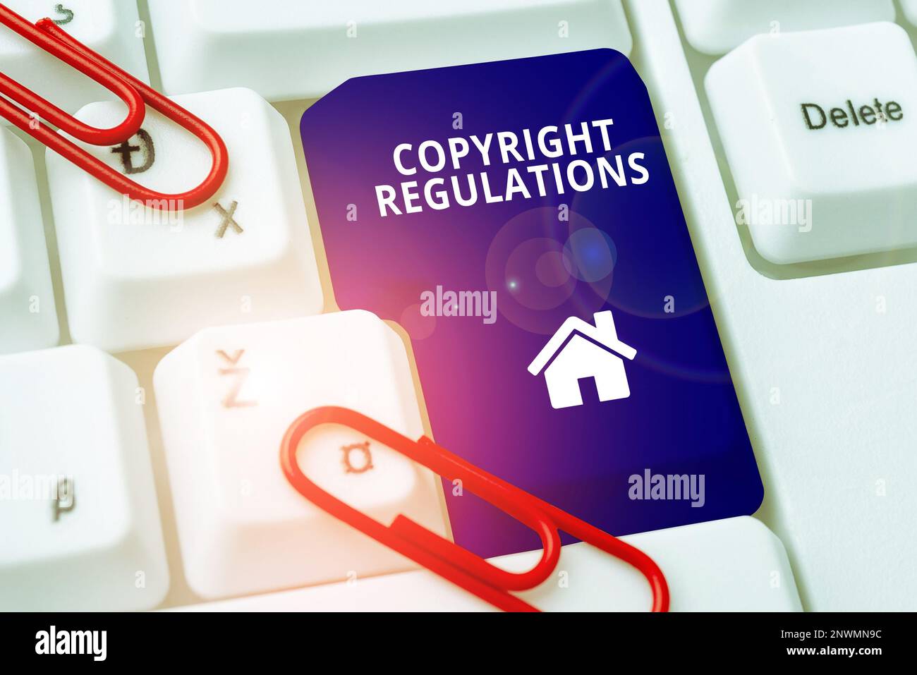 Text caption presenting Copyright Regulations, Business overview body ...