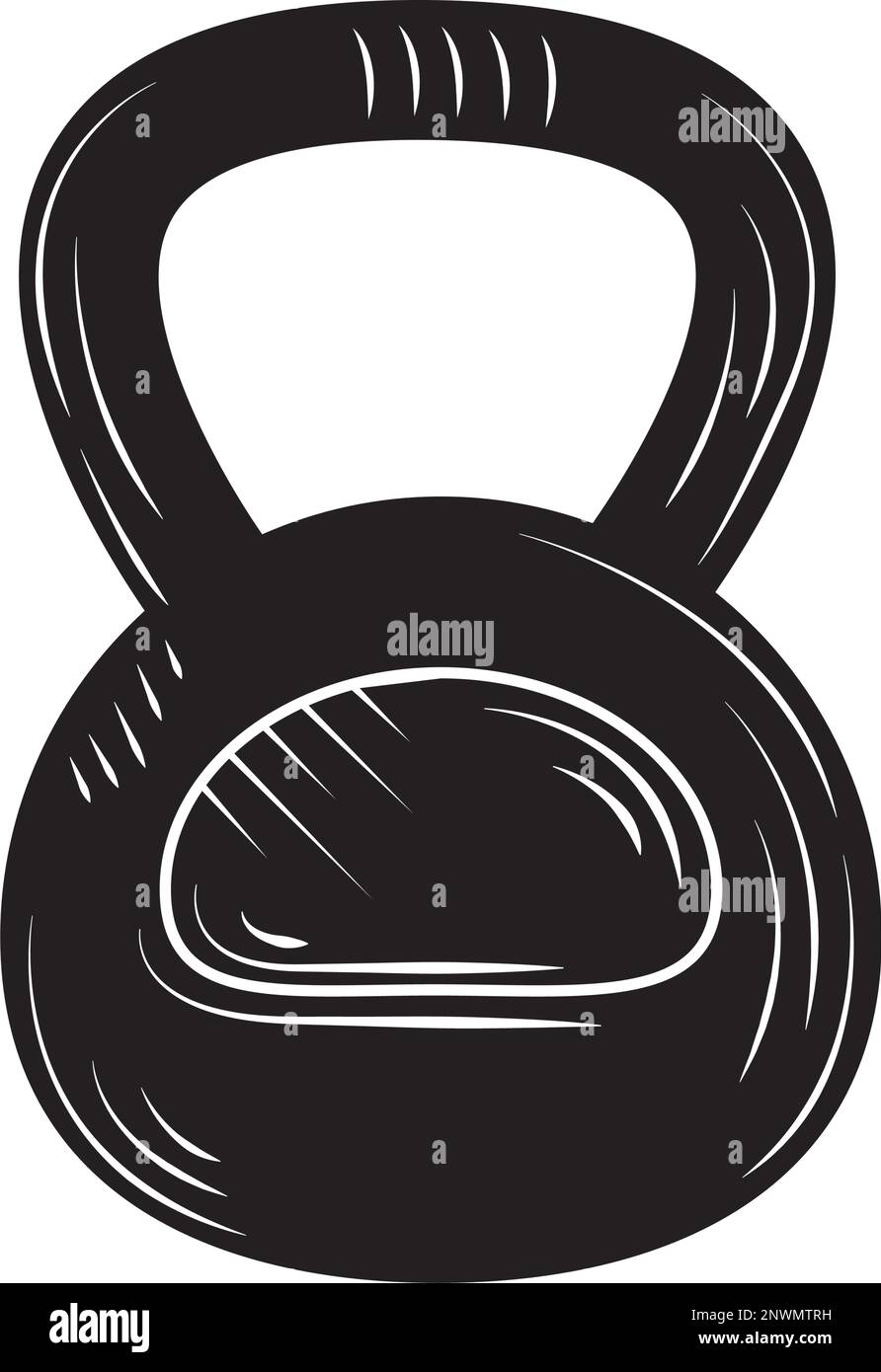 kettlebell gym icon Stock Vector Image & Art - Alamy