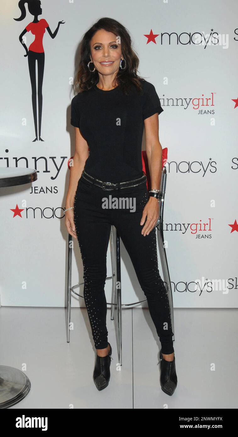 Photo by: Demis Maryannakis/STAR MAX/IPx 2018 9/12/18 Bethenny Frankel  launches her line of Bethenny Frankel's Skinnygirl Jeans at Macy's Herald  Square in New York City. (NYC Stock Photo - Alamy