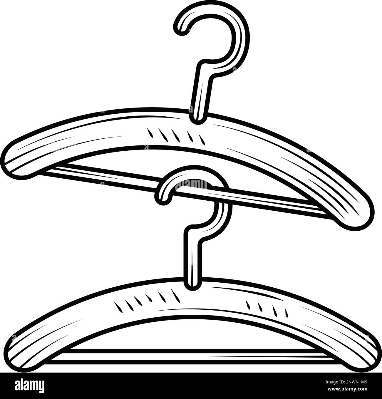 clothes-hangers-icon-stock-vector-image-art-alamy