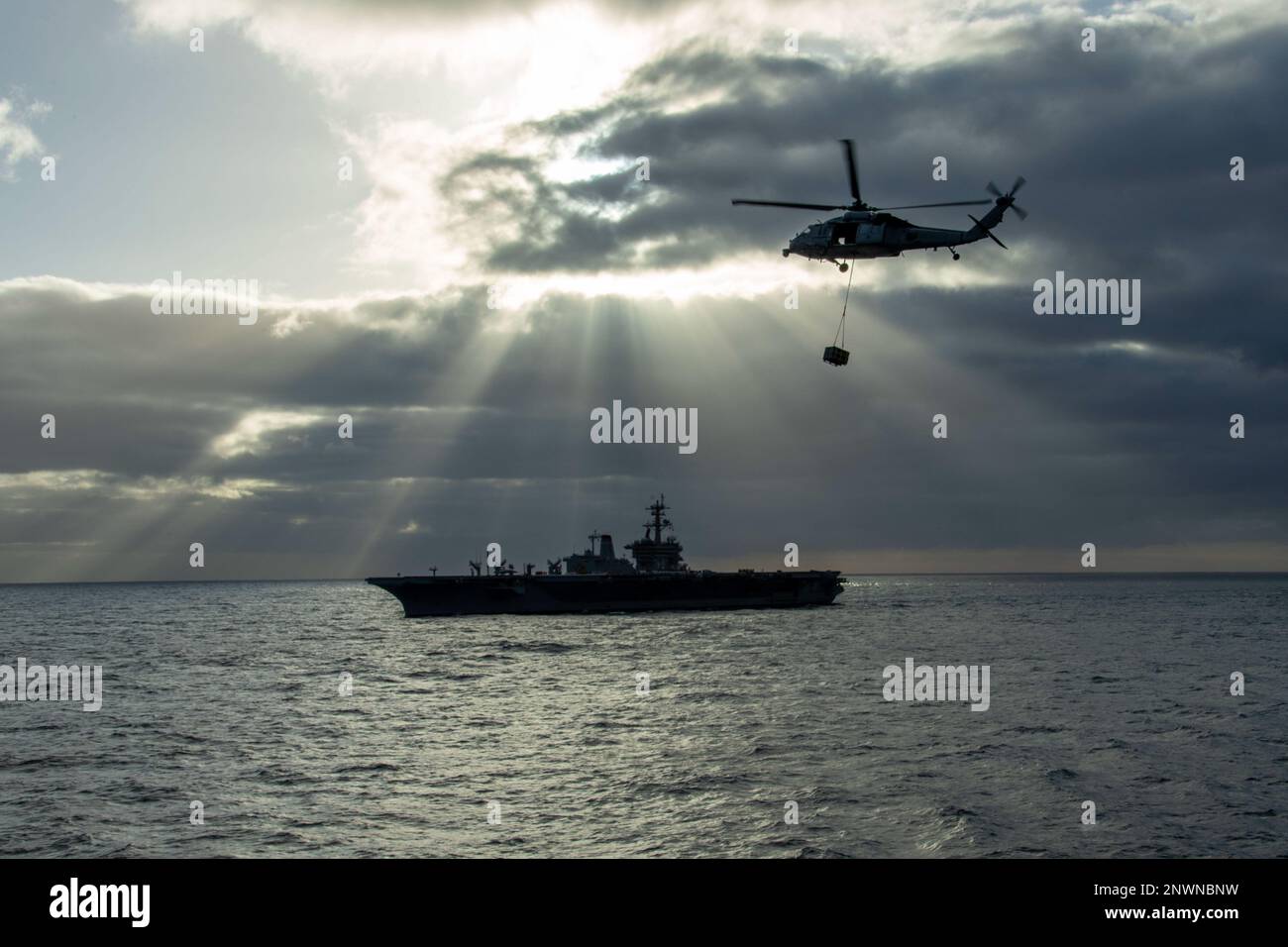 Hsc Ocean 230120-N-YF131-1042 PACIFIC OCEAN (Jan. 20, 2023) An MH-60S Sea Hawk ...