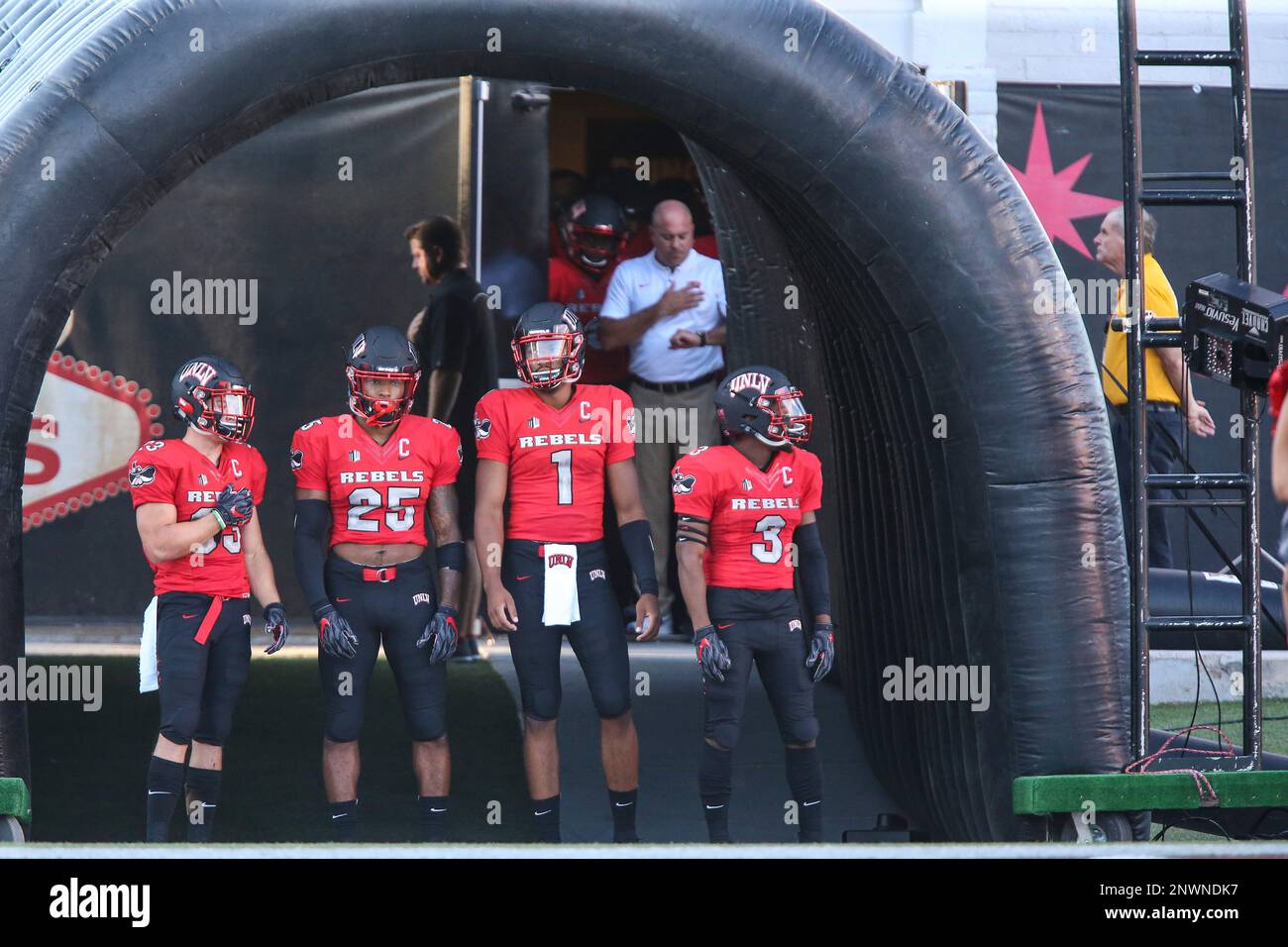 September 8, 2018: UNLV Rebels quarterback Armani Rogers (1), UNLV ...