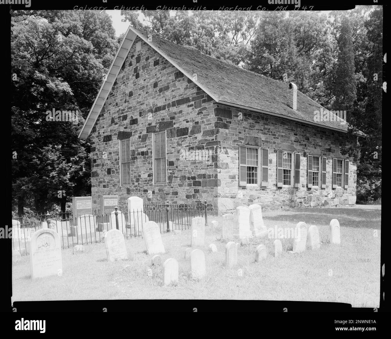 Calvary Church, Churchville, Harford County, Maryland. Carnegie Survey