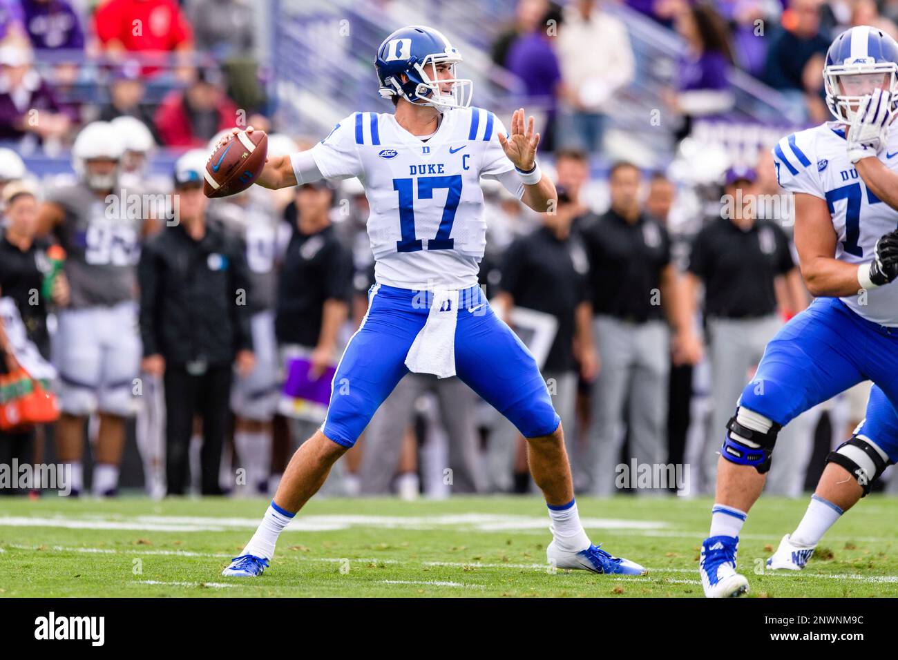 FILE - In this Sept. 8, 2018, file photo, Duke's Daniel Jones