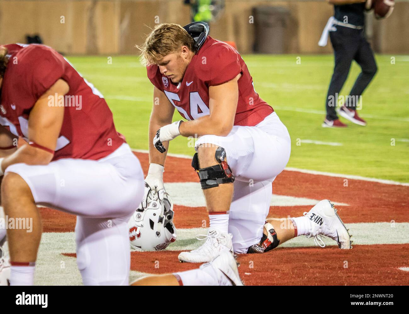 PALO ALTO, CA - AUGUST 31:Stanford Cardinals guard Nick Wilson (54 ...