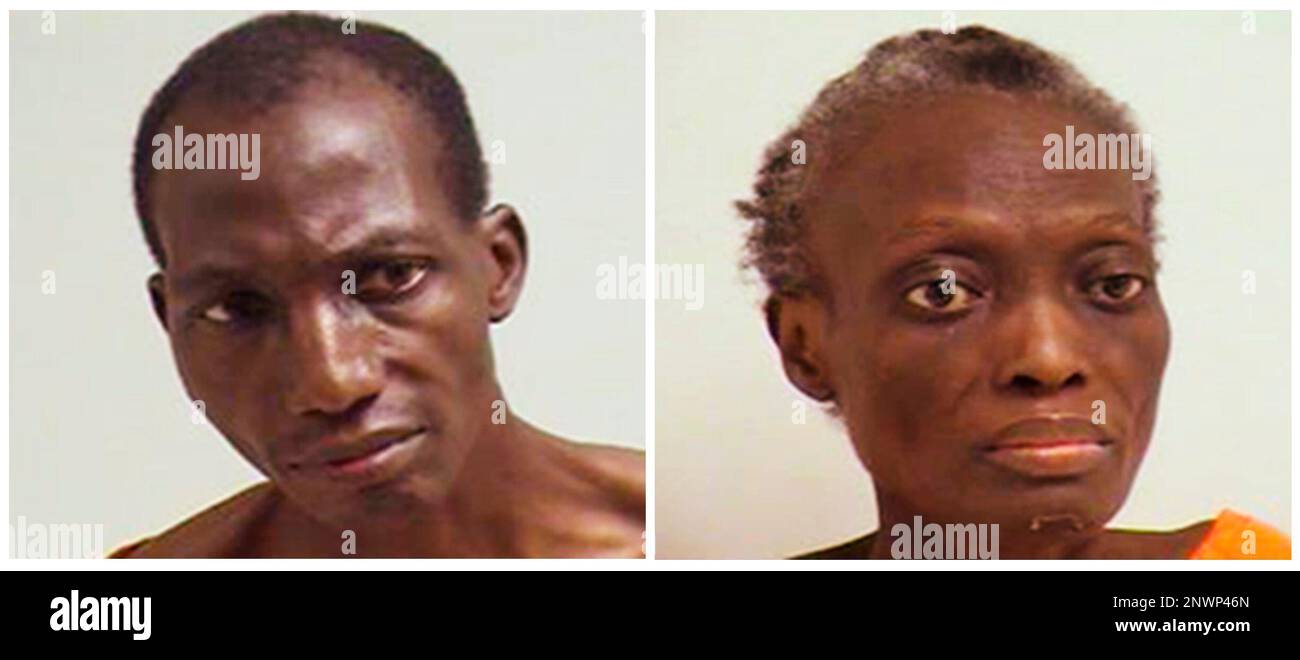 This combination of booking photos provided by the Sauk County Jail in