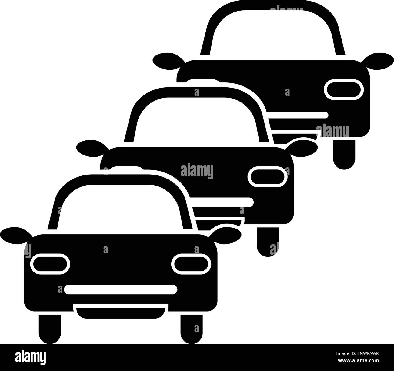 traffic-jam-icon-design-template-stock-vector-image-art-alamy