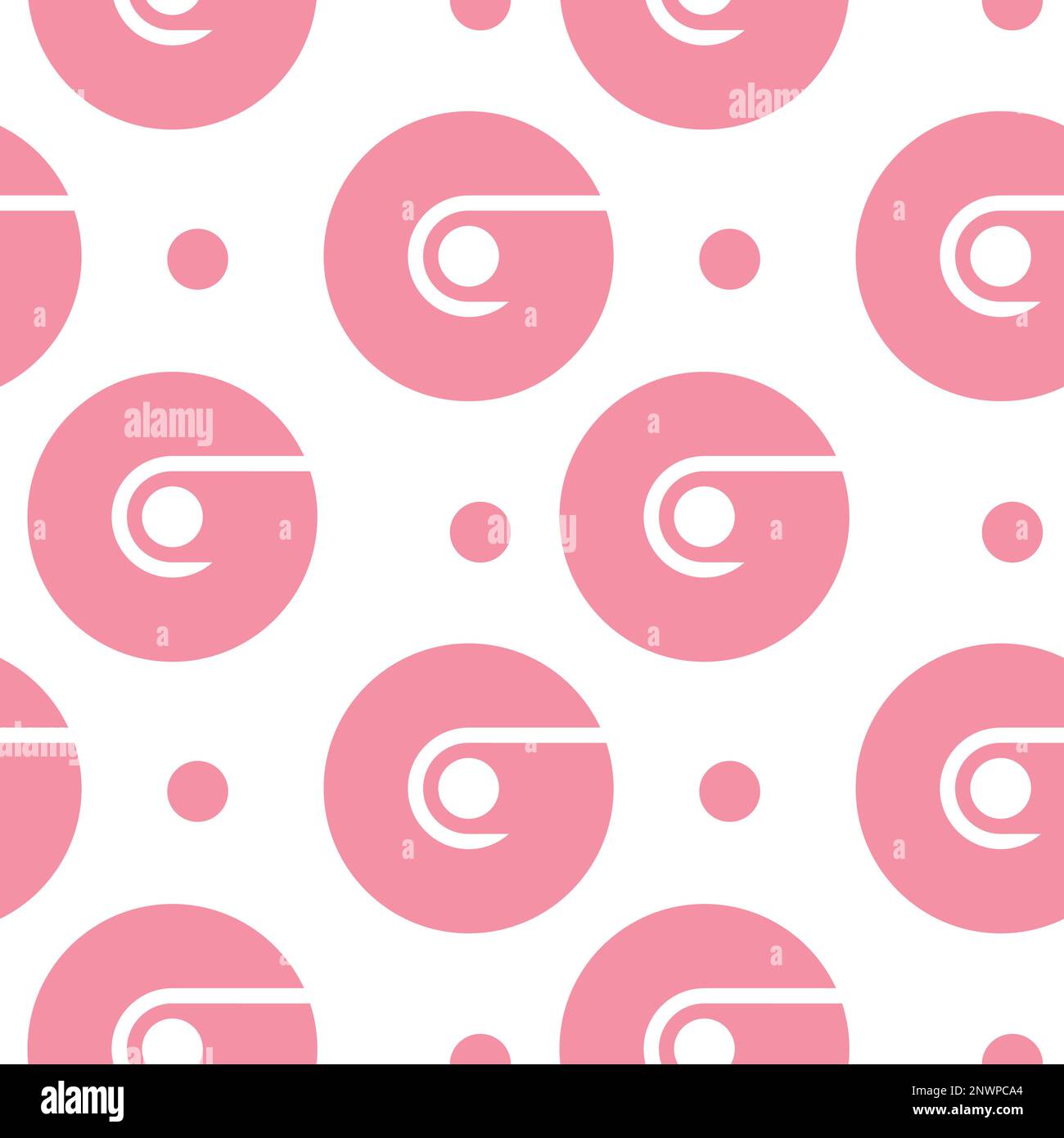 letter g red ball seamless background vector Stock Vector