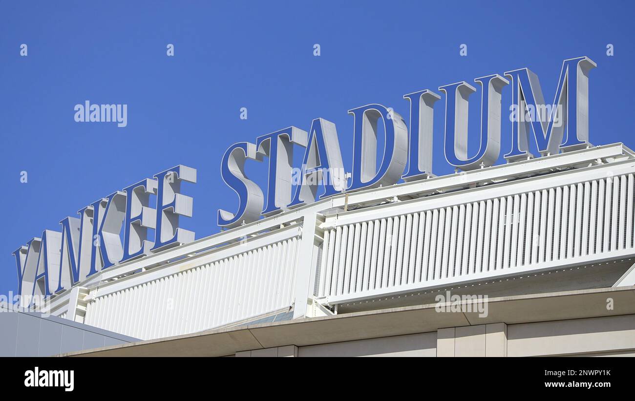 Yankee Stadium in New York - NEW YORK CITY, USA - FEBRUARY 14