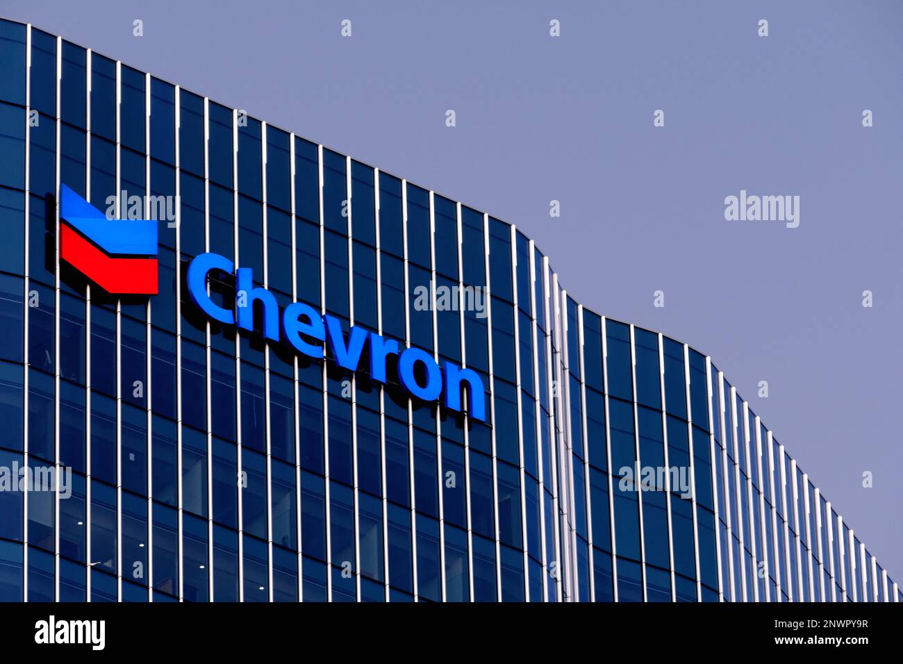 Chevron office block building, Perth, Western Australia Stock Photo Alamy