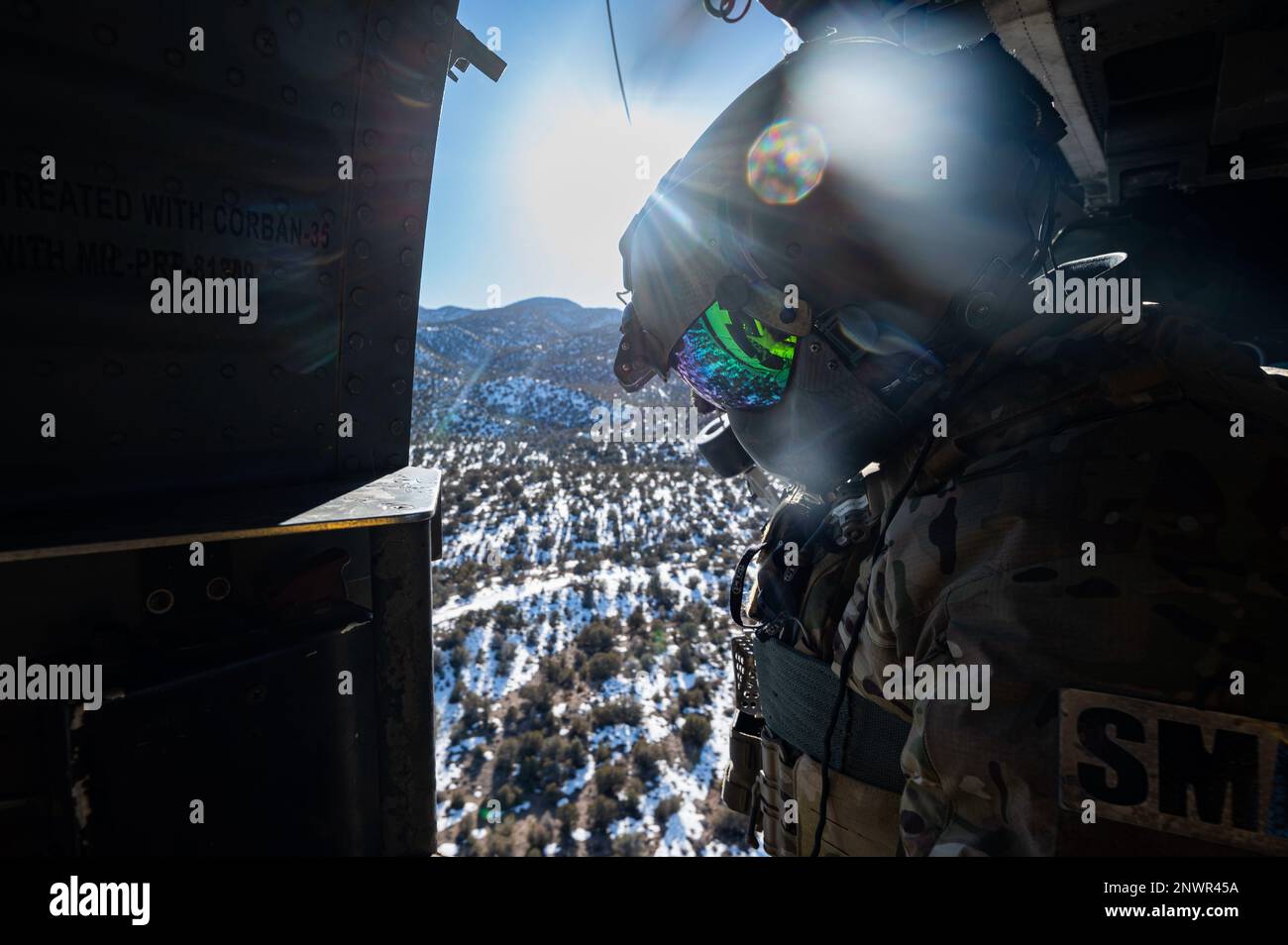 An evaluator special missions’ aviator, assigned to the 55th Rescue ...