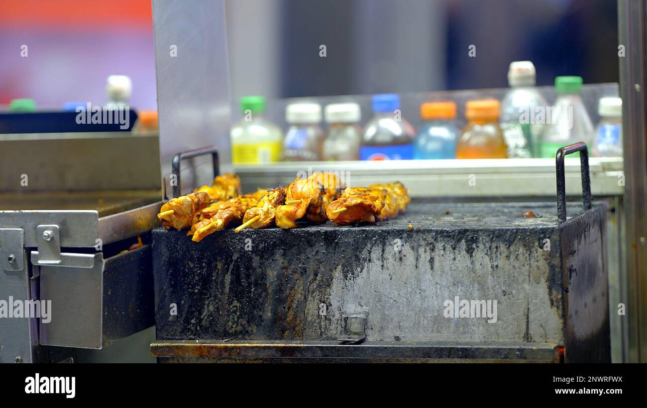Street food in New York - street photography Stock Photo - Alamy