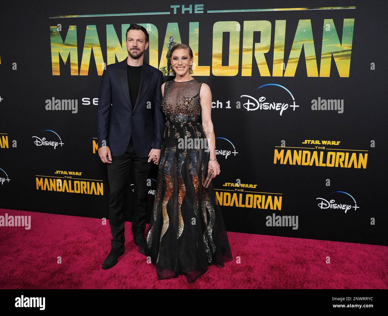 los-angeles-usa-28th-feb-2023-l-r-robin-gadsby-and-katee-sackhoff