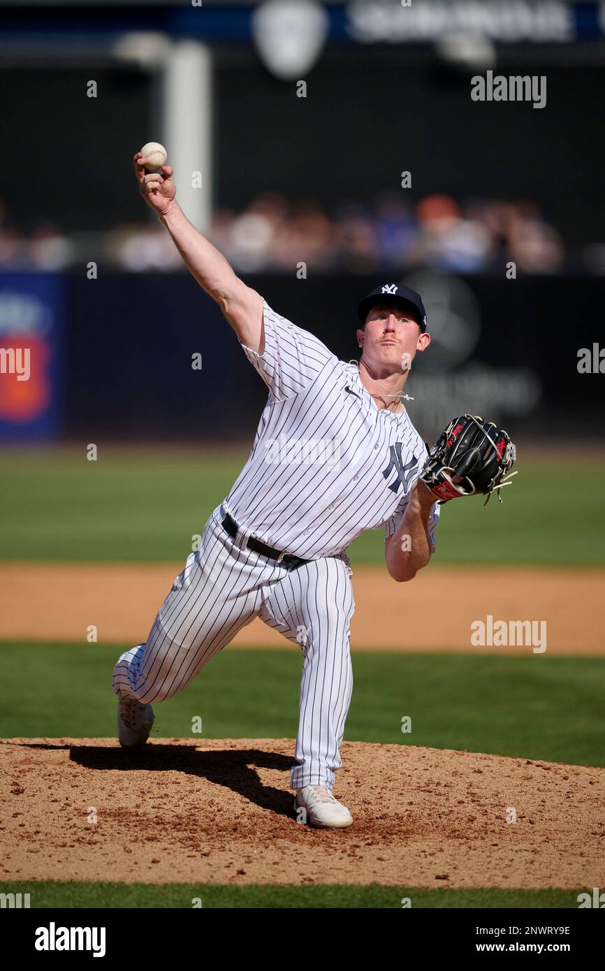 New York Yankees pitcher Clayton Beeter (54) during a spring