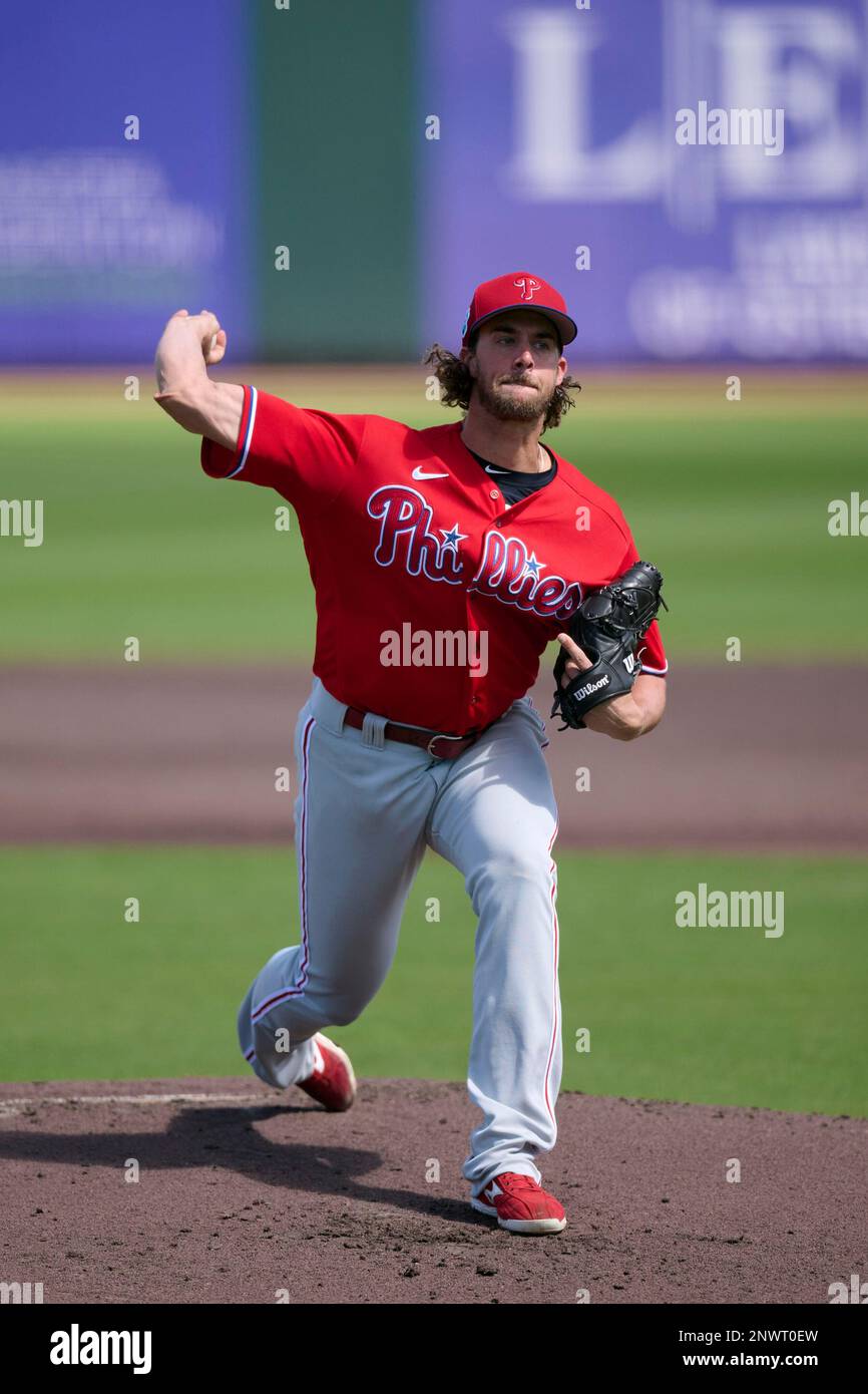 Philadelphia Phillies pitcher Aaron Nola (27) during a spring