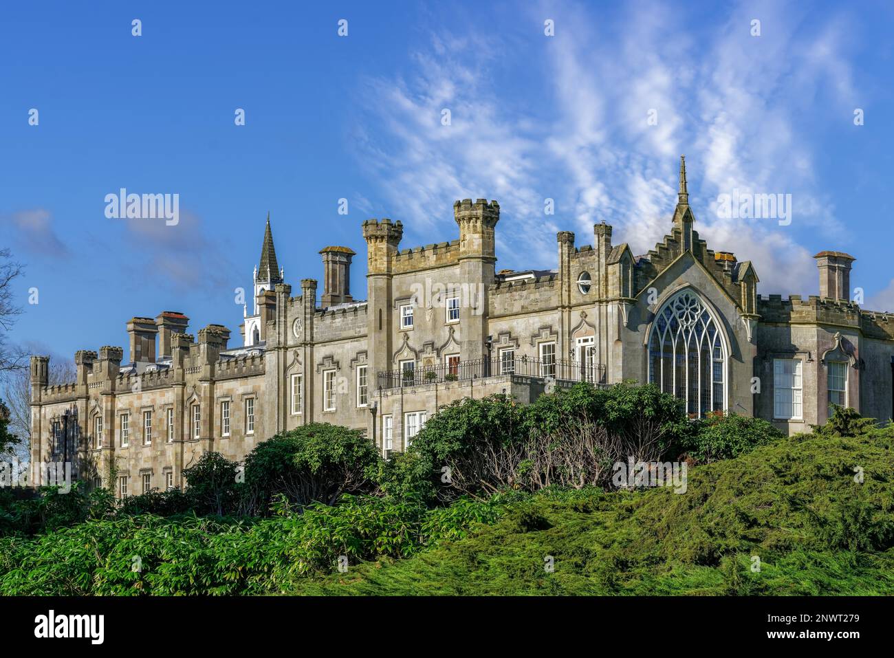 View of Sheffield Park House Stock Photo Alamy