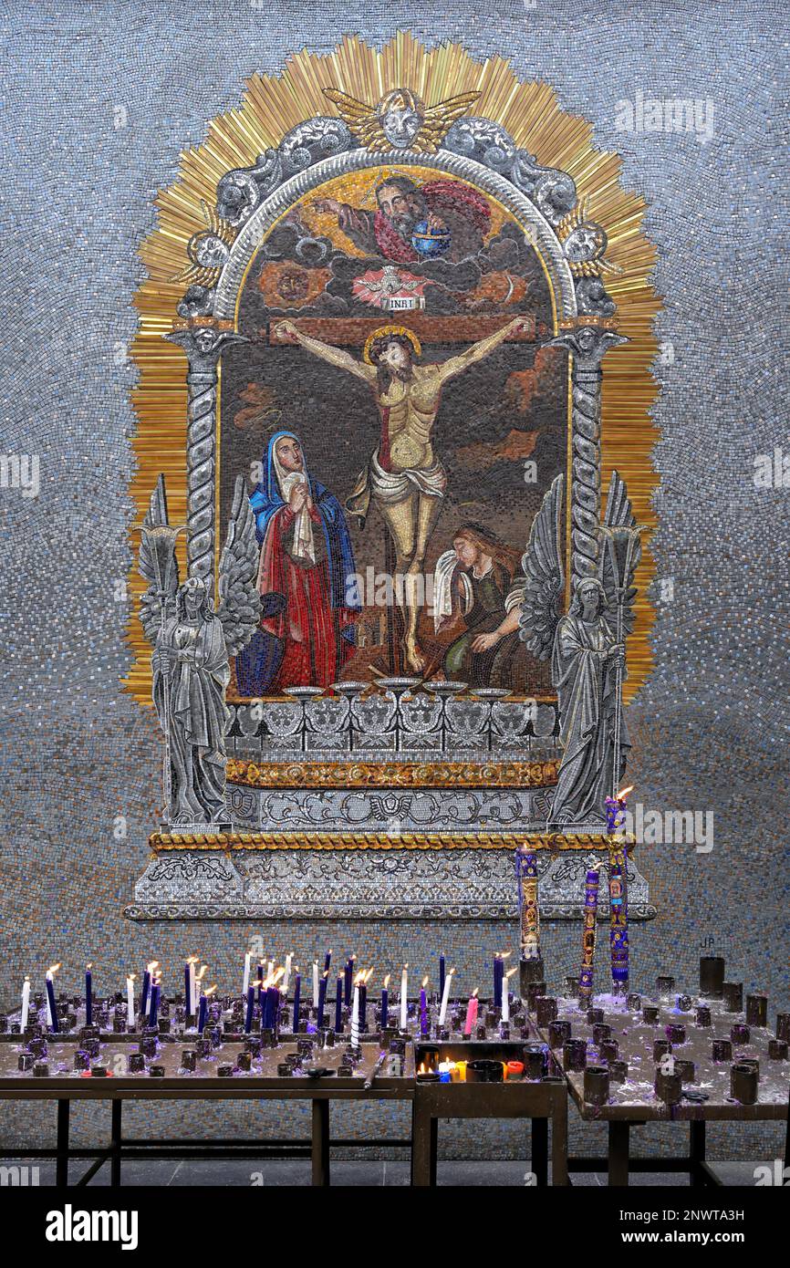 Sanctuary and Monastery of Las Nazarenas, Mosaic with the Christ on the