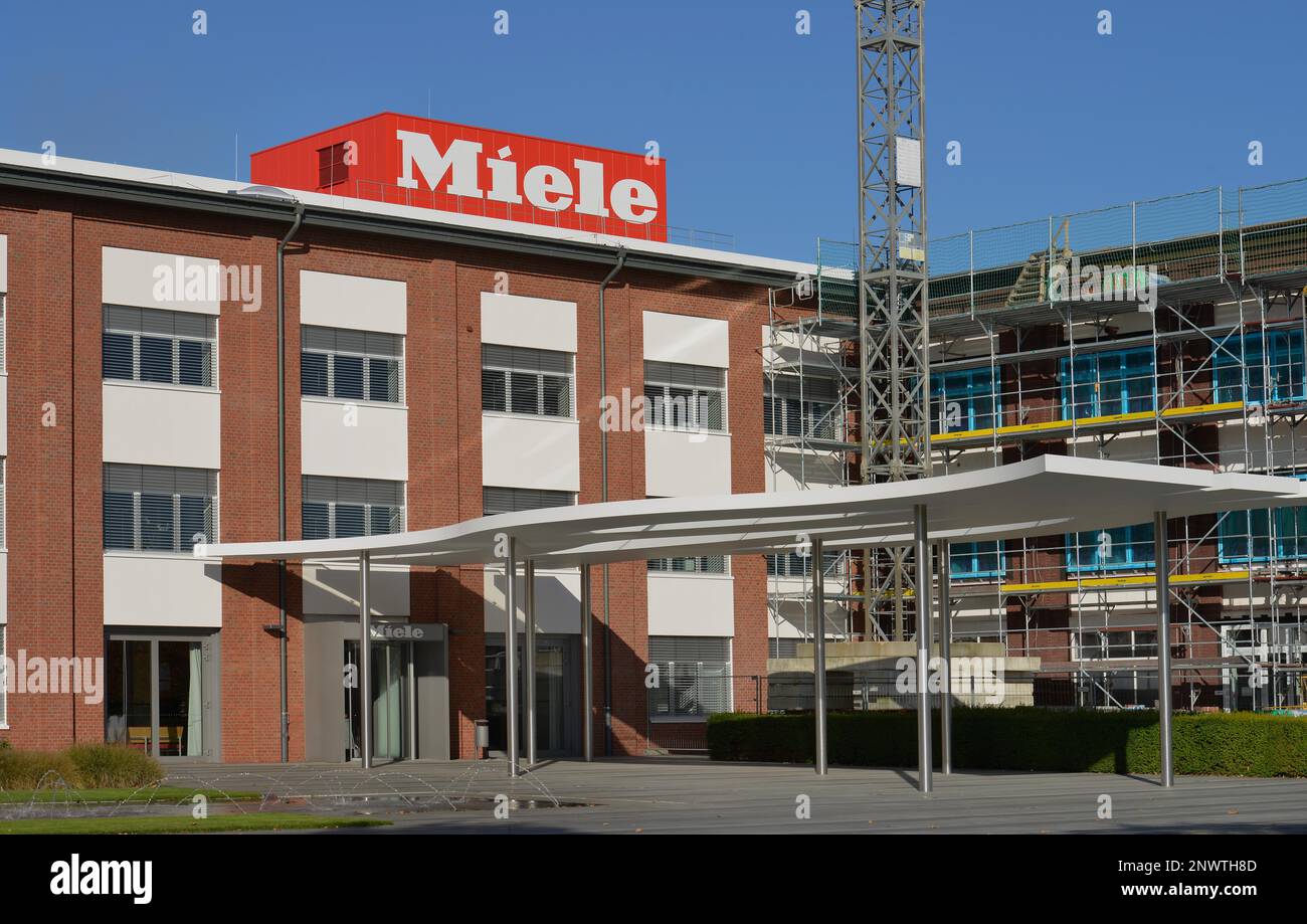 Miele Headquarters, Carl-Miele-Strasse, Guetersloh, North Rhine-Westphalia, Germany Stock Photo