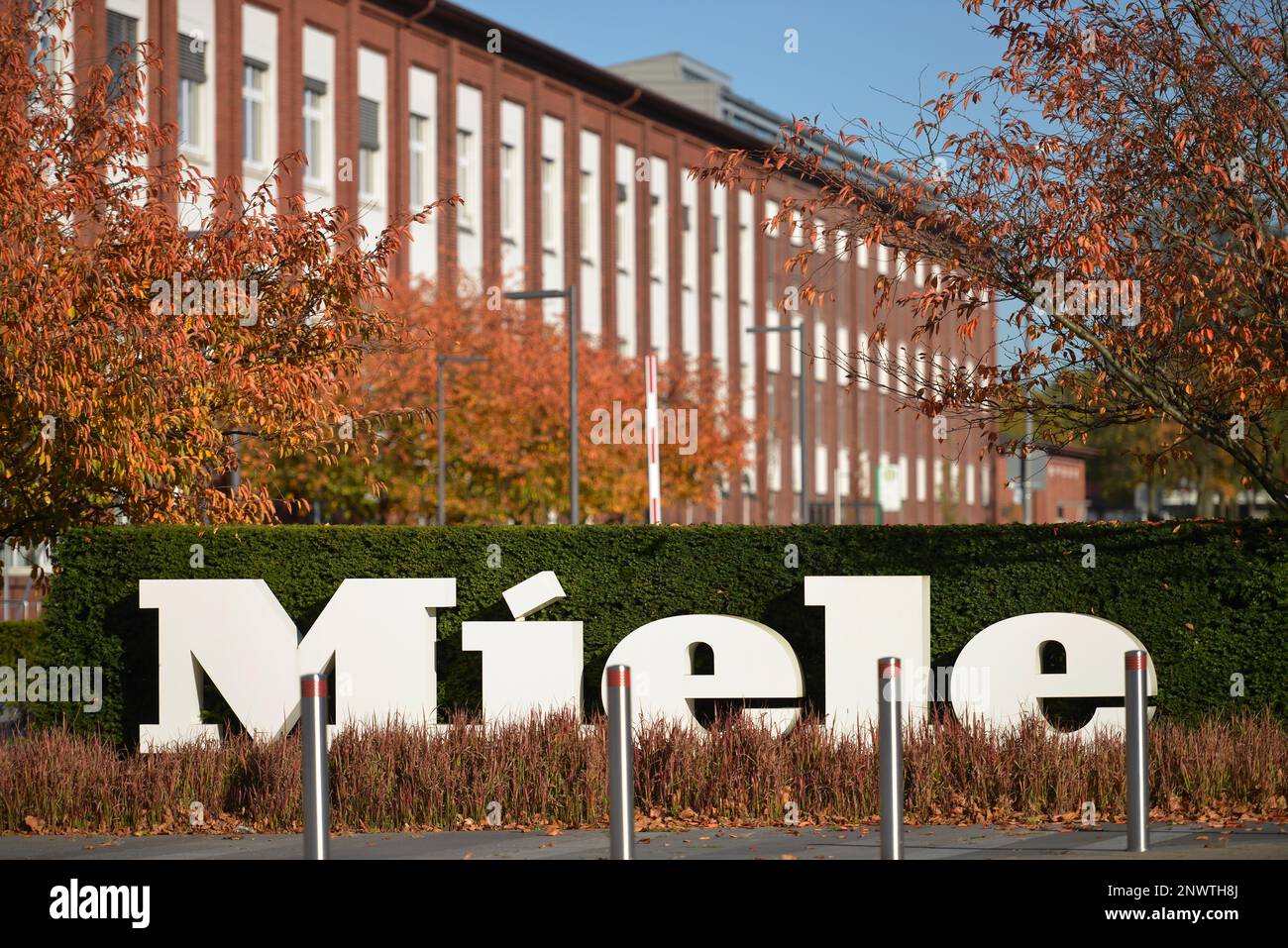 Miele Headquarters, Carl-Miele-Strasse, Guetersloh, North Rhine-Westphalia, Germany Stock Photo