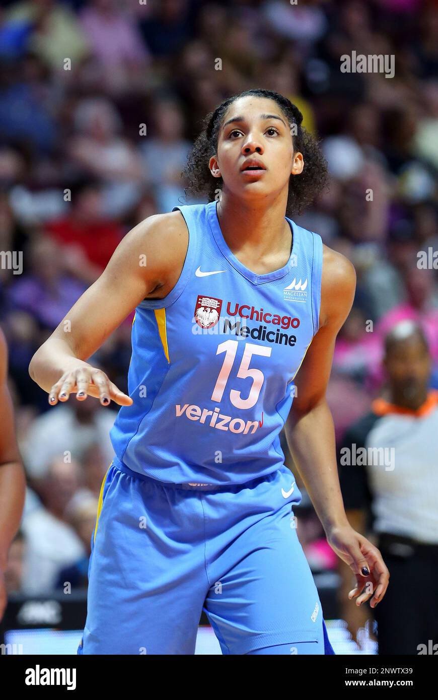 UNCASVILLE, CT - AUGUST 12: Chicago Sky forward Gabby