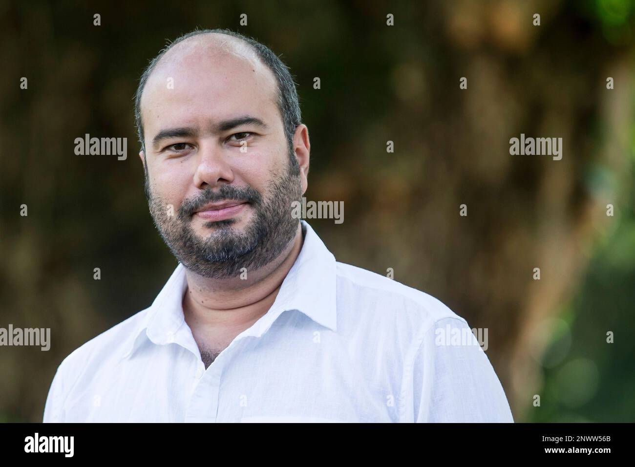 Colombian film director Ciro Guerra poses during a photocall for