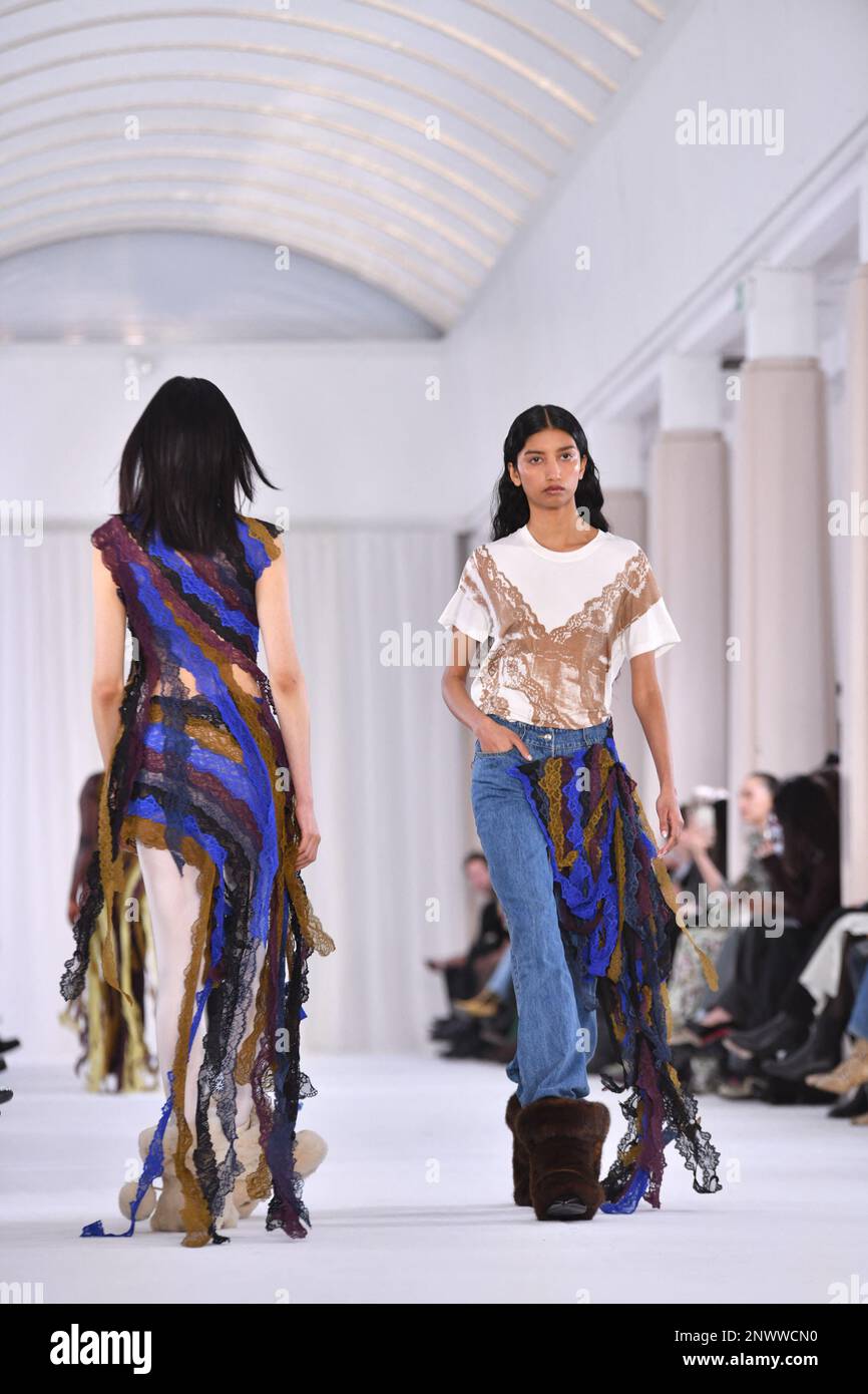 A model walks the runway of Vaillant Studio Womenswear Fall Winter 2023