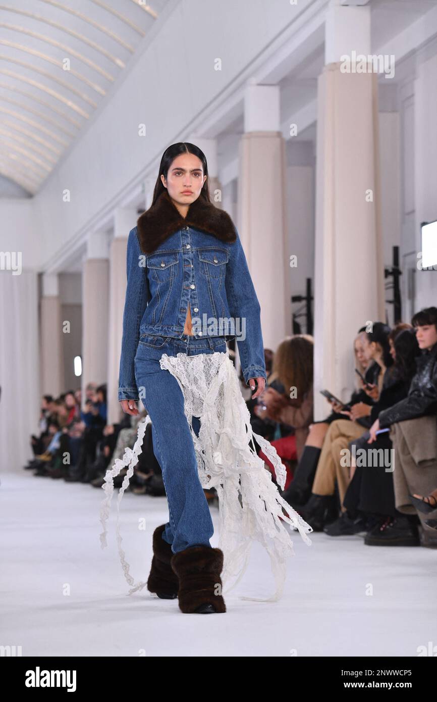 A model walks the runway of Vaillant Studio Womenswear Fall Winter 2023