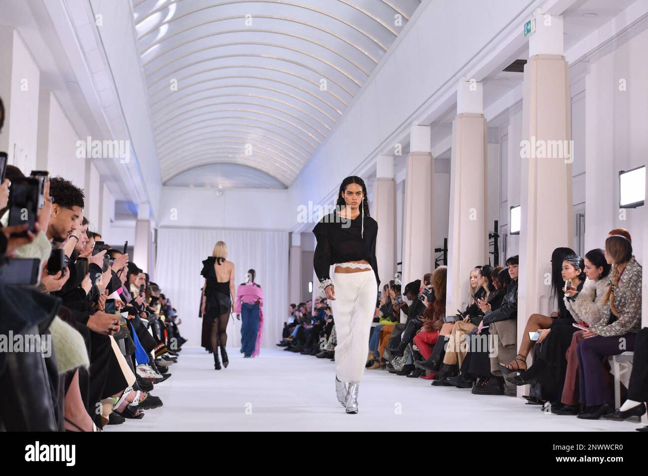 A model walks the runway of Vaillant Studio Womenswear Fall Winter 2023