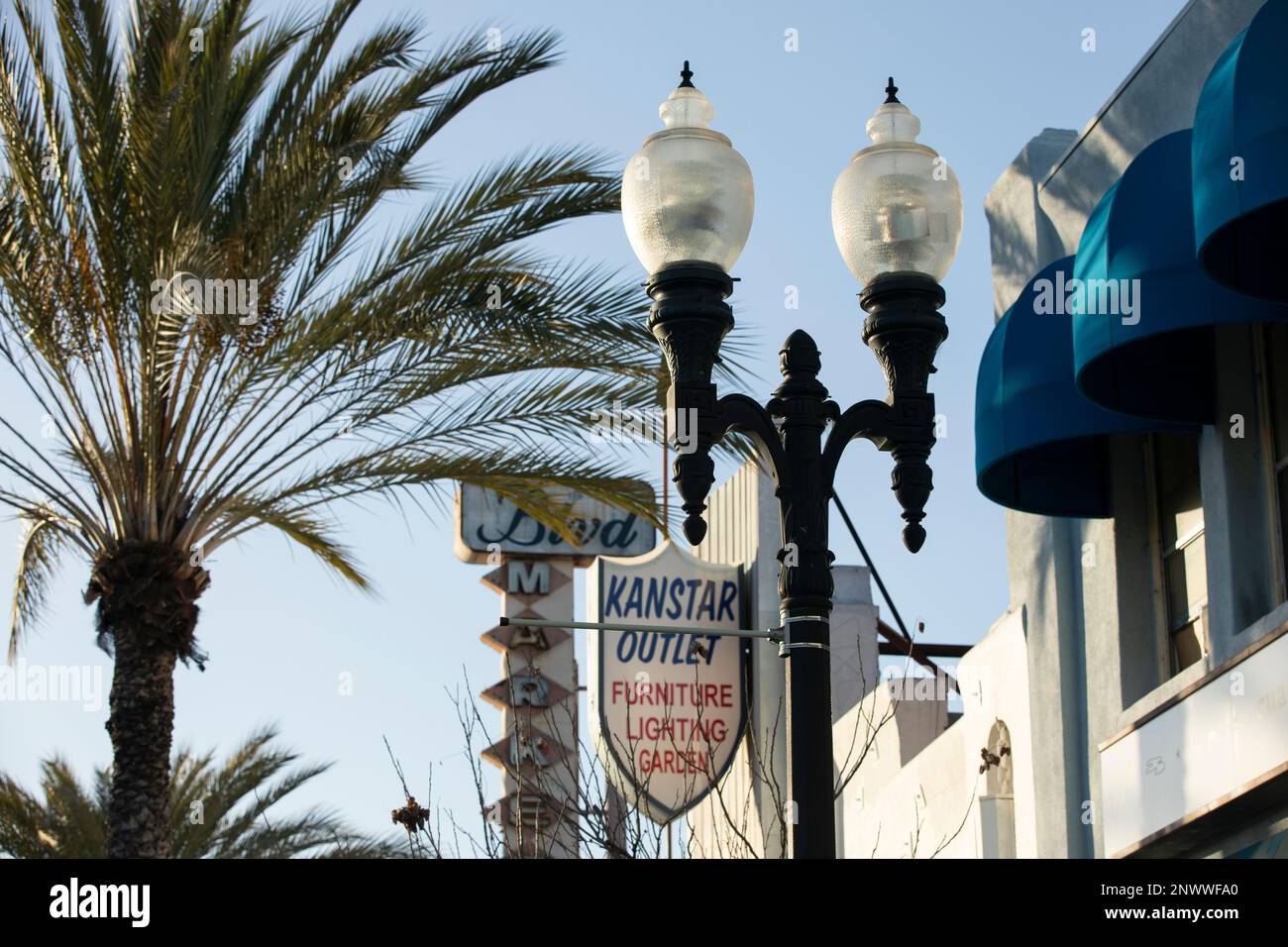 Montebello, California, USA February 2, 2023 Afternoon sunlight