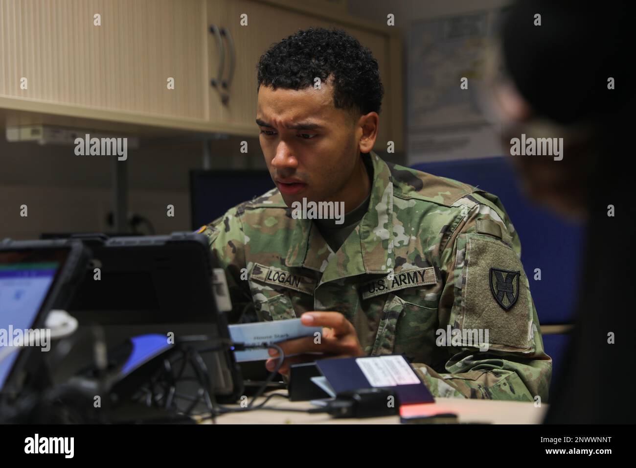 U s army pfc daniel logan human resources specialist 21st theater