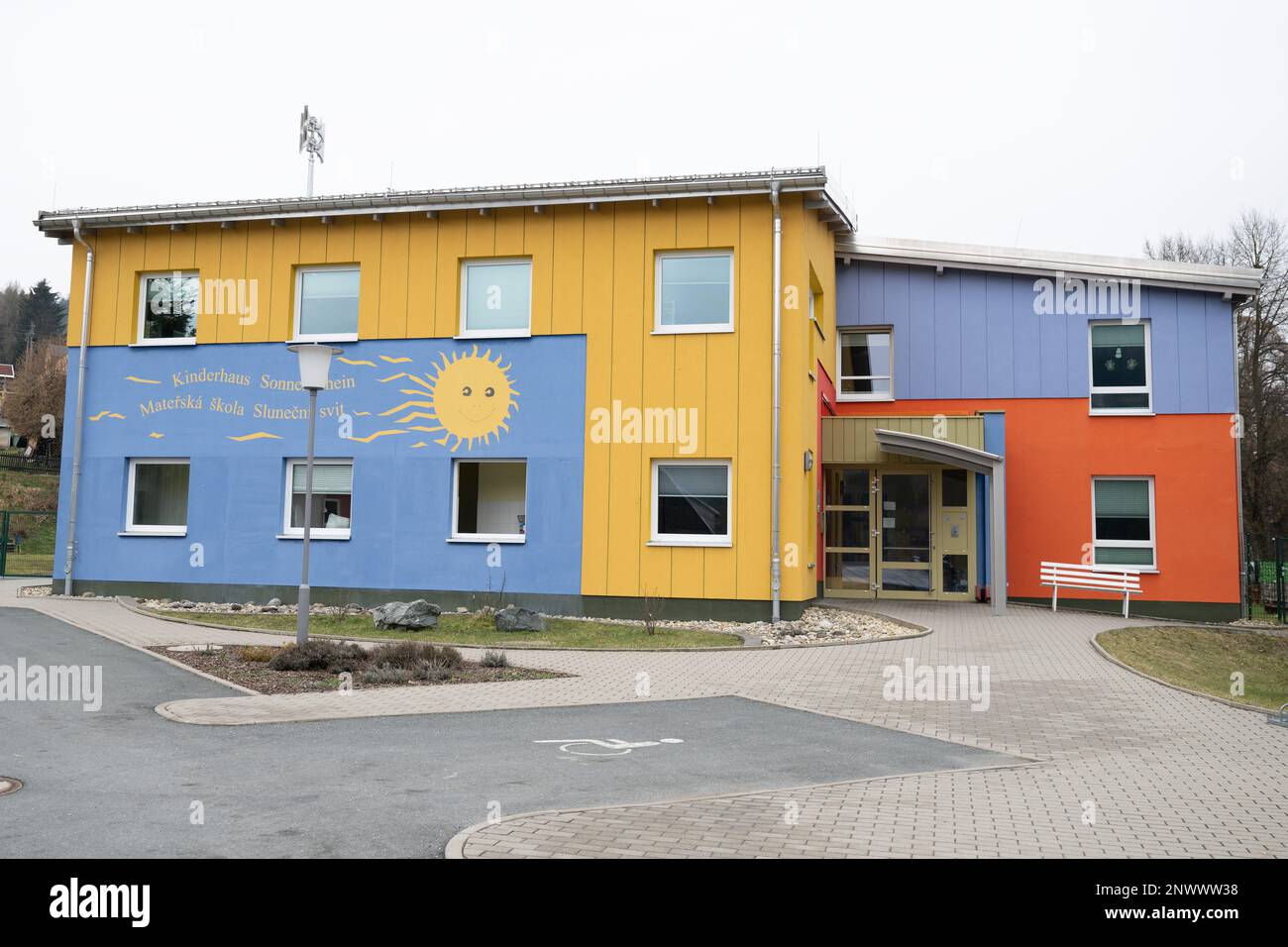 Klingenthal, Germany. 23rd Feb, 2023. The GermanCzech Kneipp Children