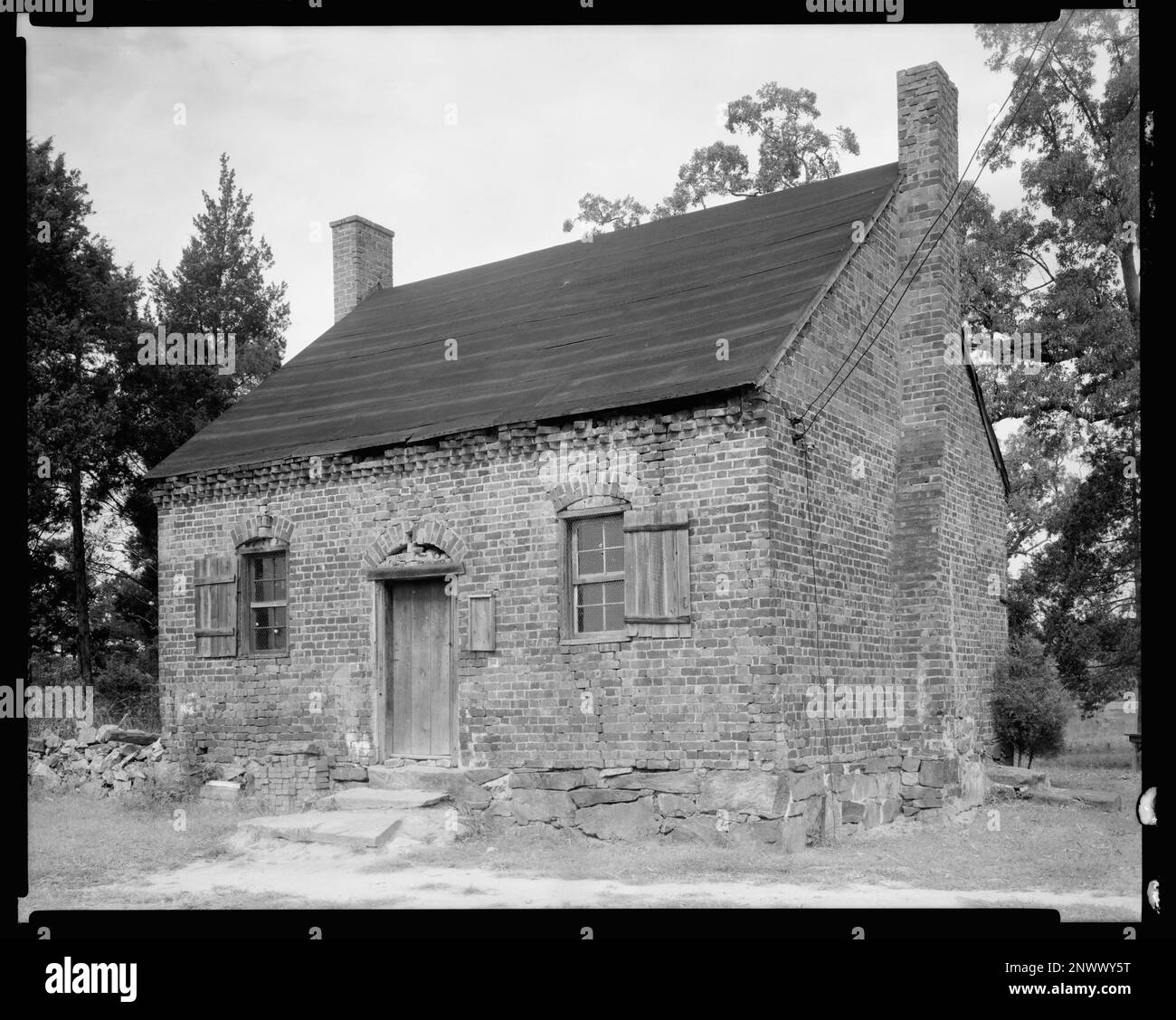 Early Quaker Meeting house and school, Jamestown, Guilford County