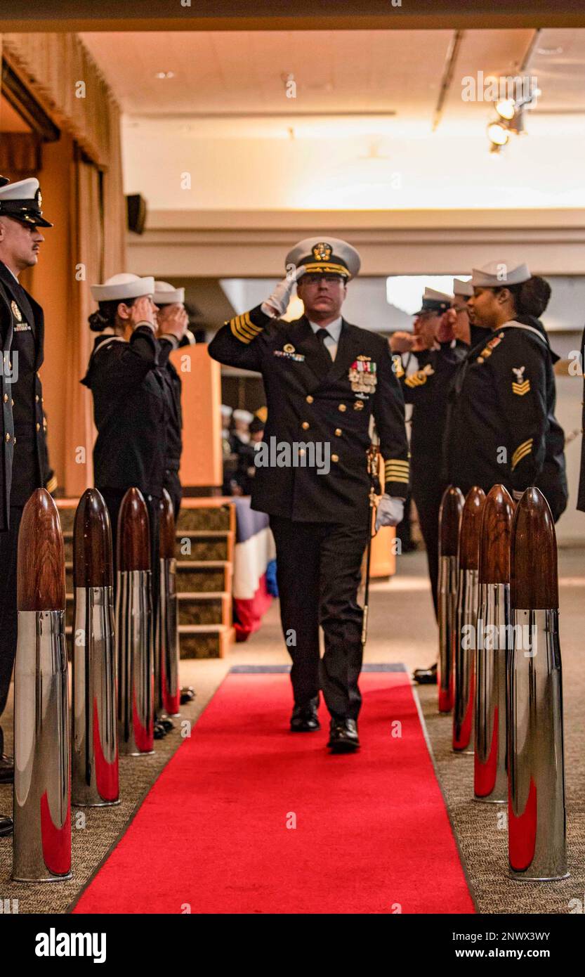 Capt john hale incoming commanding officer of naval base kitsap