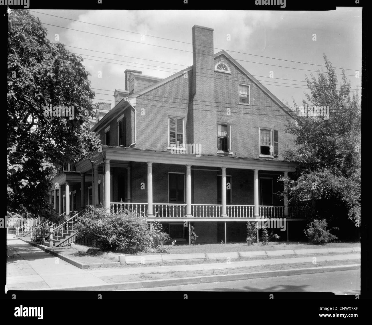 Brick Row, Charles and Streets, Fredericksburg, Virginia