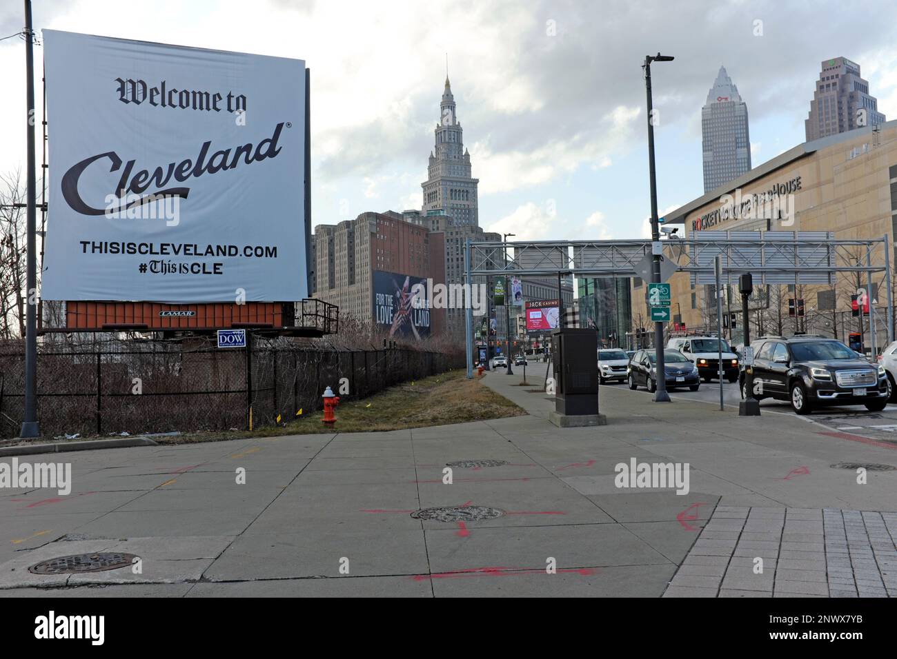 to cleveland ohio sign hires stock photography and images Alamy