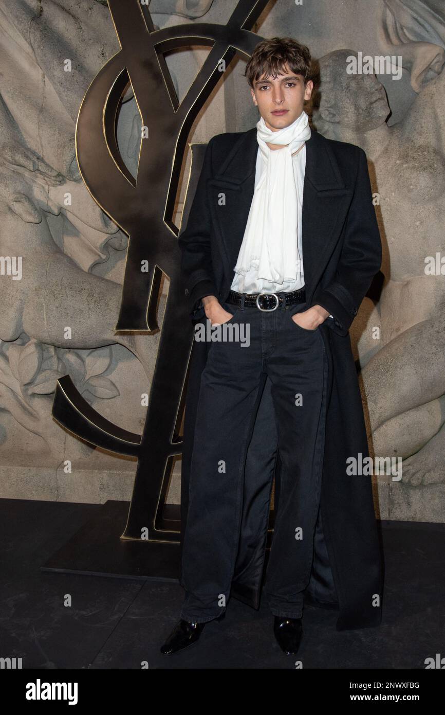 Vassili Schneider attending the Saint Laurent Womenswear Fall Winter