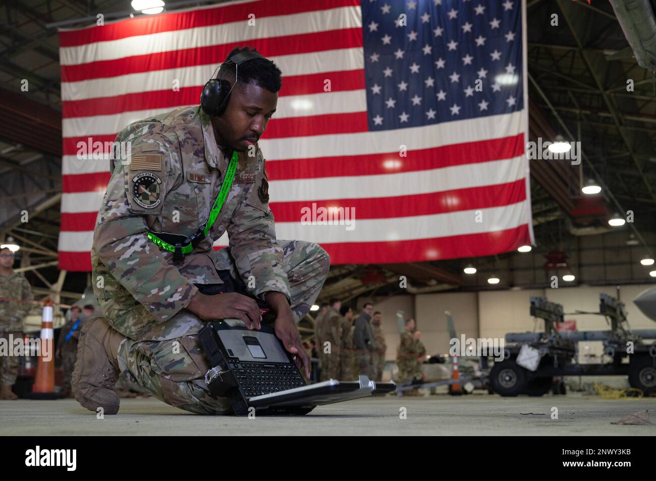 U.S. Air Force Tech. Sgt. Corderral Williams, a weapons load crew chief