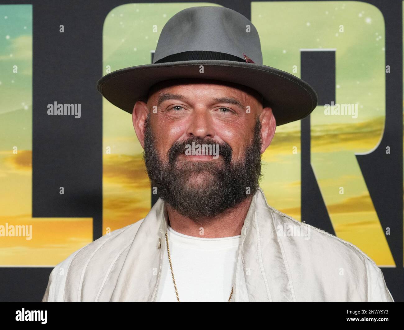 Hollywood, CA, February 28, 2023. Tait Fletcher arrives at the Disney+