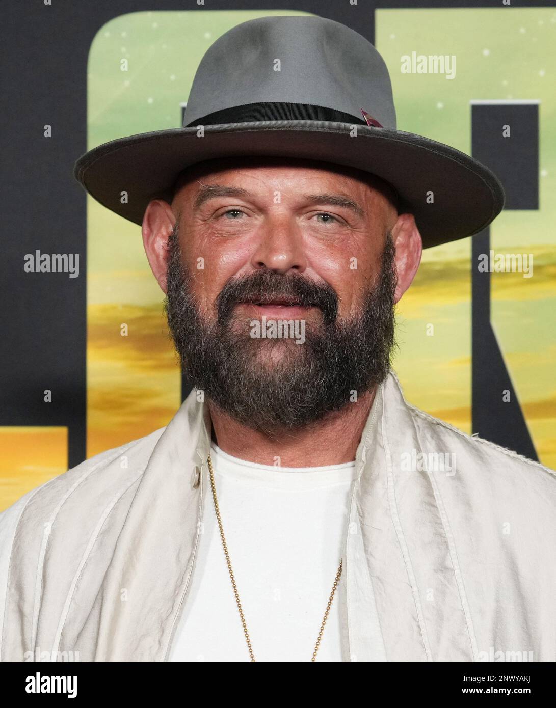 Hollywood, CA, February 28, 2023. Tait Fletcher arrives at the Disney+