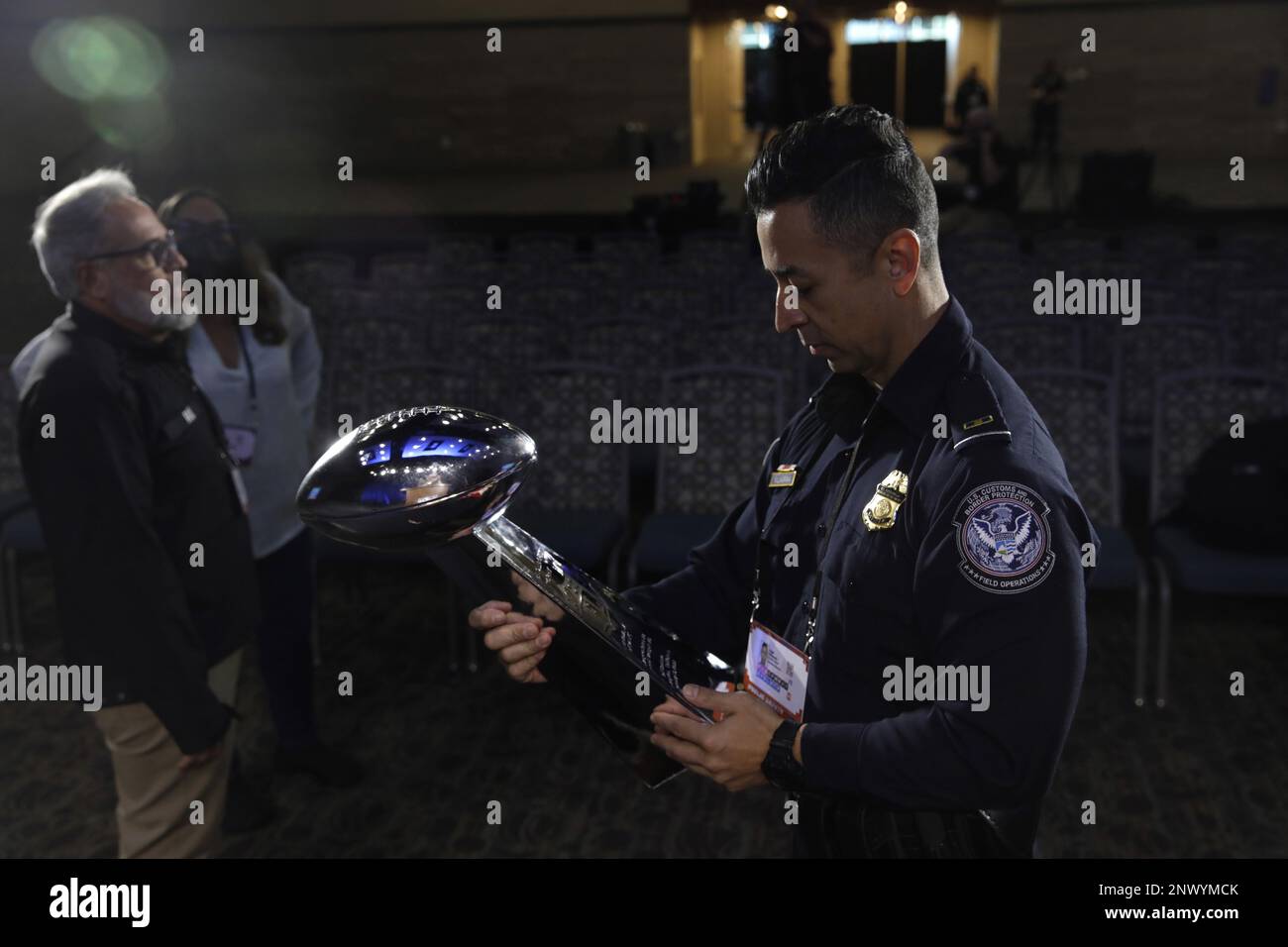 Superbowl trophy 2023 hi-res stock photography and images - Alamy