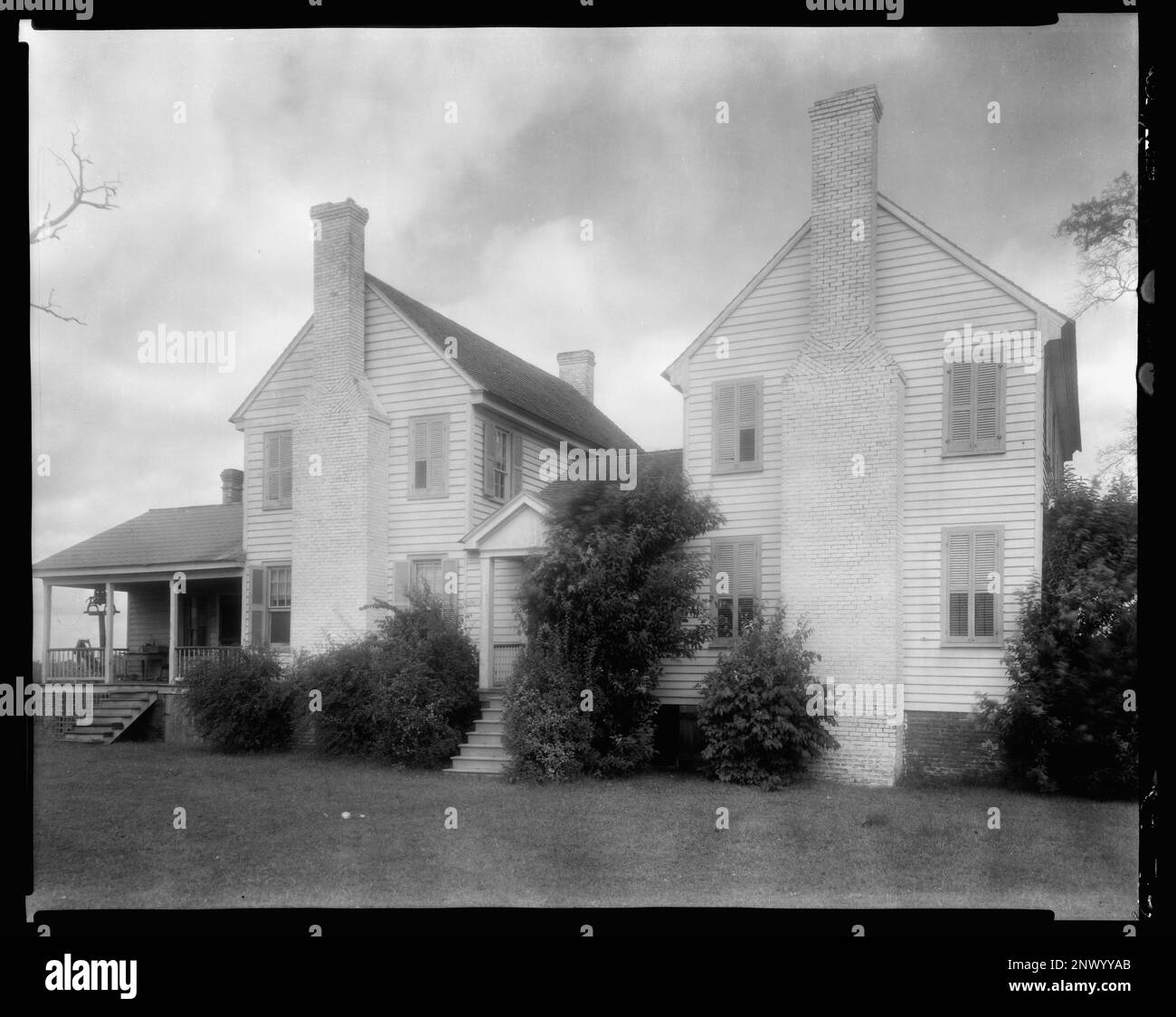 Twin houses, Shawboro, Currituck County, North Carolina. Carnegie Survey of the Architecture of