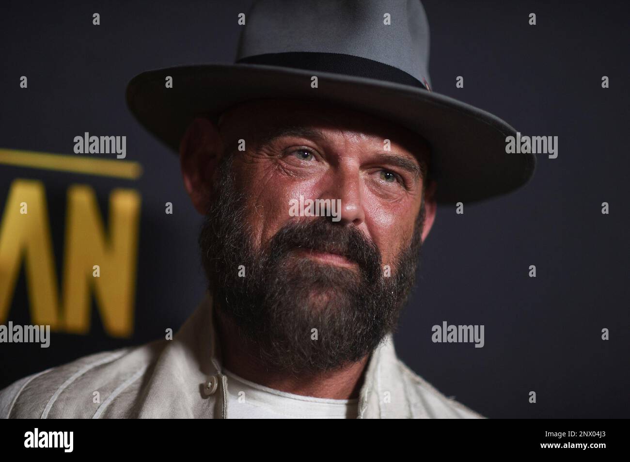 Tait Fletcher arrives at a special screening for the season three