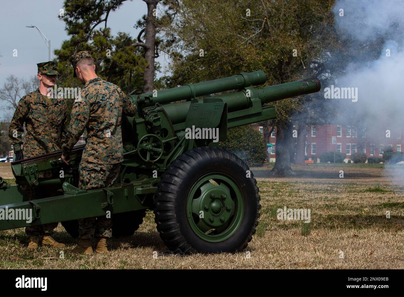 U.S. Marine Corps Cpl. Robert Harrison II, fire direction control man