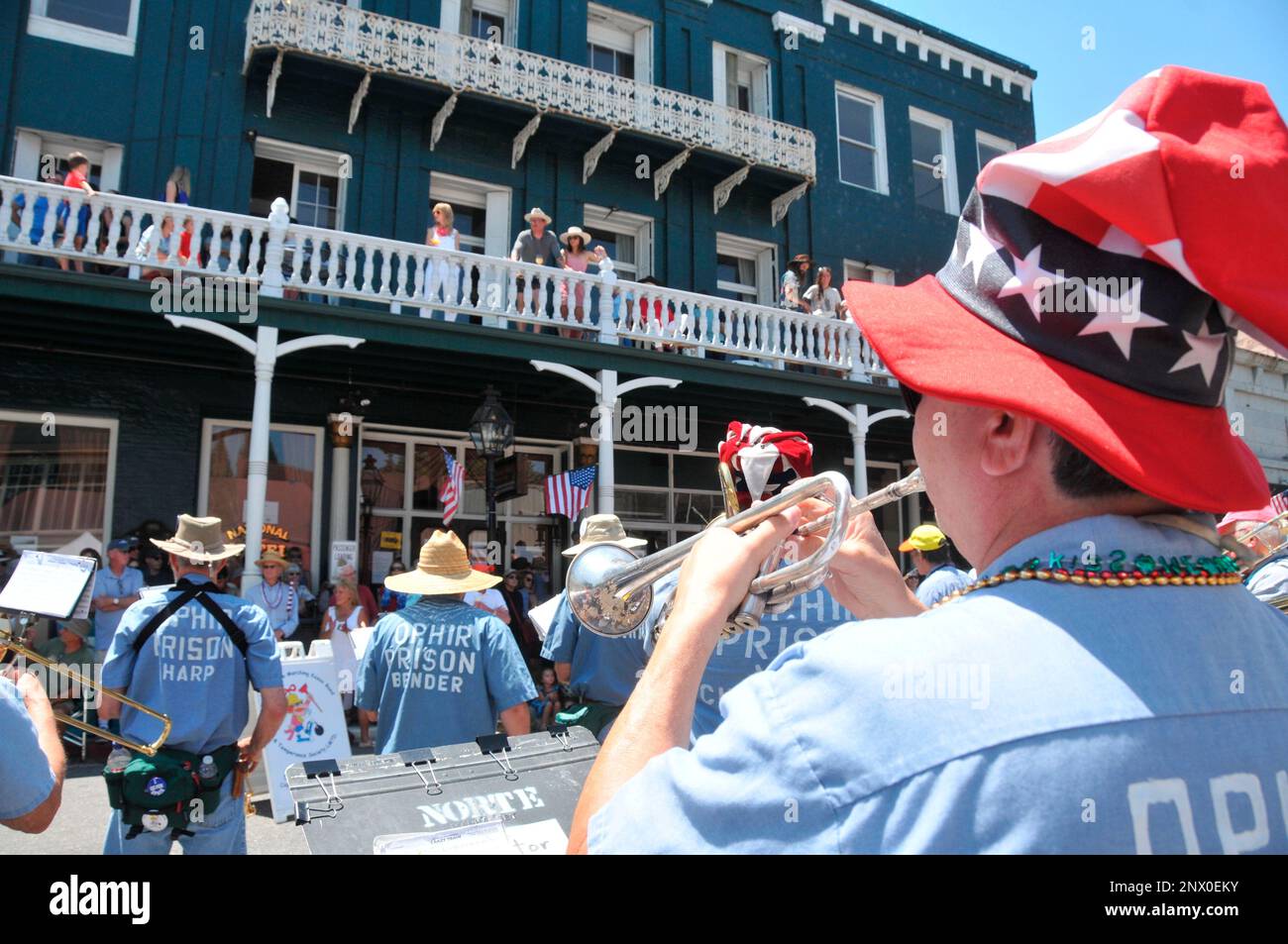ophir prison band 4th of july parade