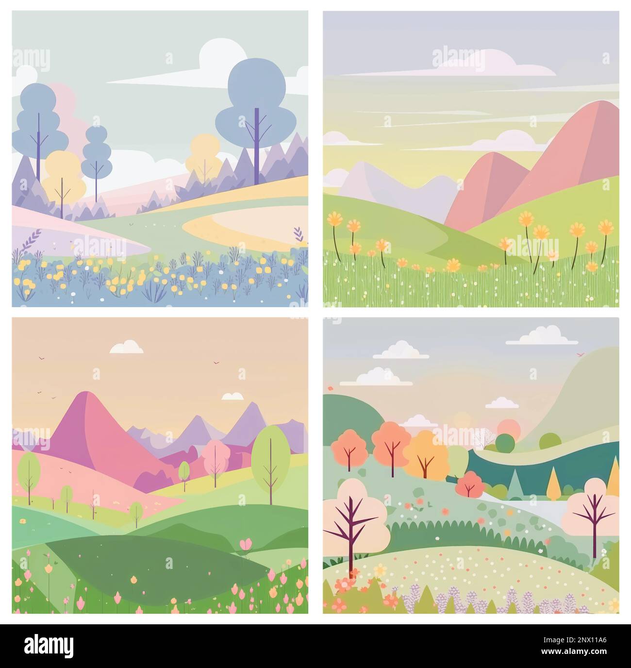 Scenic setting and view Cut Out Stock Images Pictures Alamy