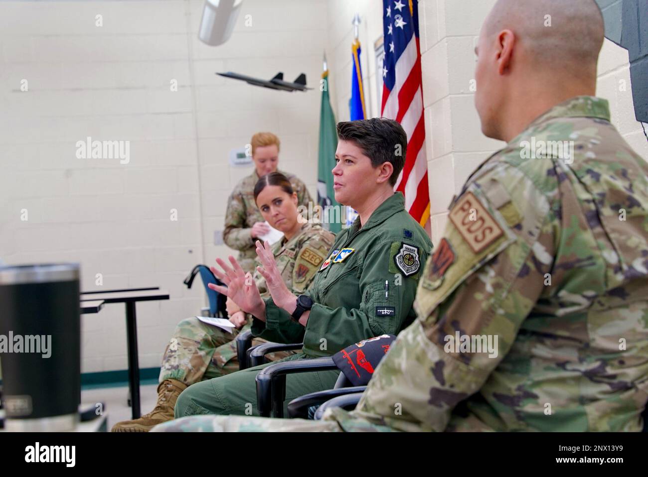 Kera Rolsen U.S. Air Force Lt Col. Kera Rolsen, 350th Spectrum Warfare Wing special ...