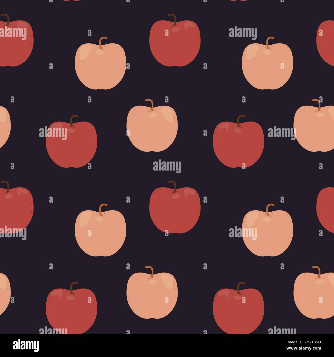 apple pattern seamless. apple texture cartoon. vector illustration ...